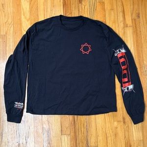 Cropped Tool long sleeve tour shirt